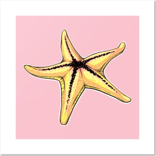 Reva Prisma sea star emoji Posters and Art